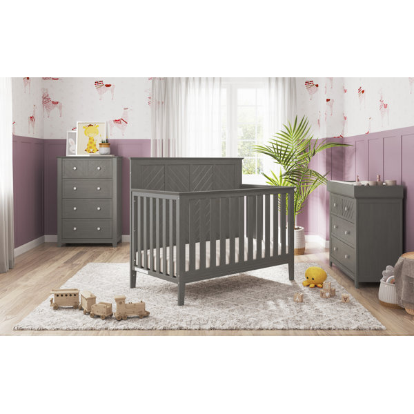 Child Craft Atwood Convertible Standard 4 Piece Nursery Furniture Set